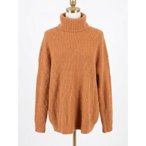 J.Crew Relaxed Fit Alpaca Blend Turtleneck Sweater Size Medium